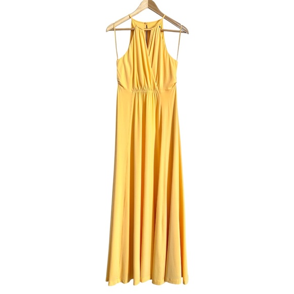 Ann Taylor Dresses & Skirts - Ann Taylor Dress Goddess Maxi Halter Yellow Small